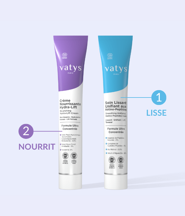 Soins anti-âge lissant nutrition naturel peau sensible - Vatys Paris