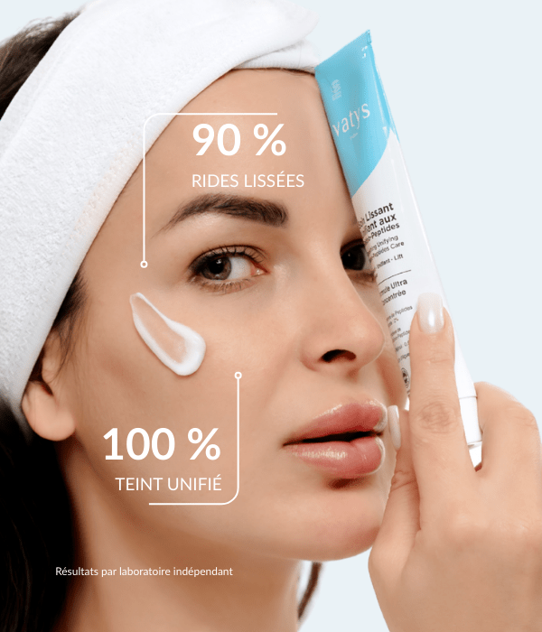 Soin lissant rétino-peptides 100% origine naturelle non comédogène - Vatys Paris
