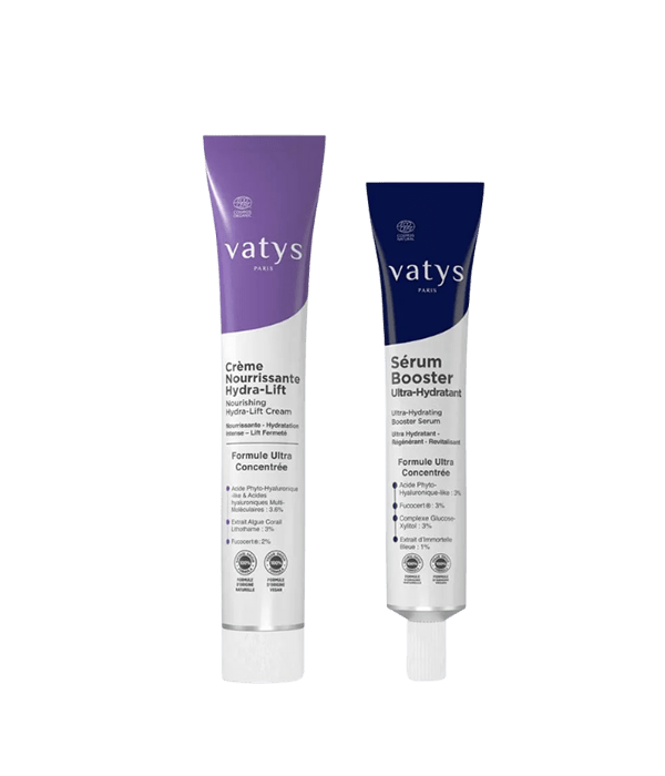 Coffret duo hydratation nutrition 100% origine naturelle - Vatys Paris