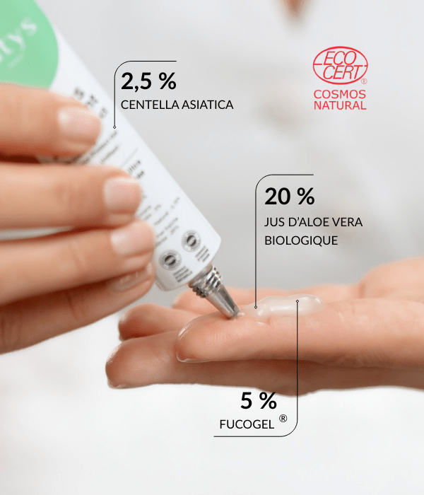 Résultats gel SOS apaisant éclat protect peau sensible - Vatys Paris